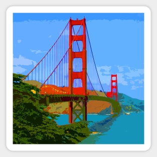 Golden Gate Bridge 010 Sticker